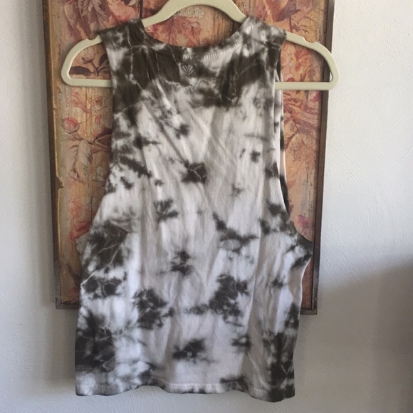FOREVER 21 IVORY OLIVE TIE DYE MUSCLE TANK TOP S - Picture 11 of 12